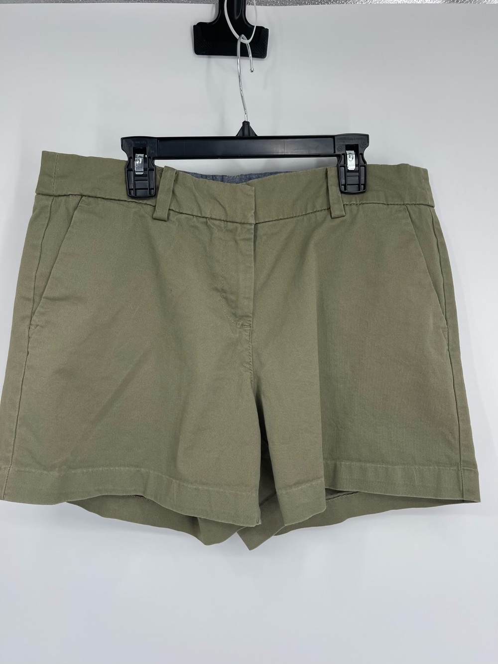 Nautica Olive Stretch Chino Shorts 10 Preppy Classic Nautical Coastal Chic 90s